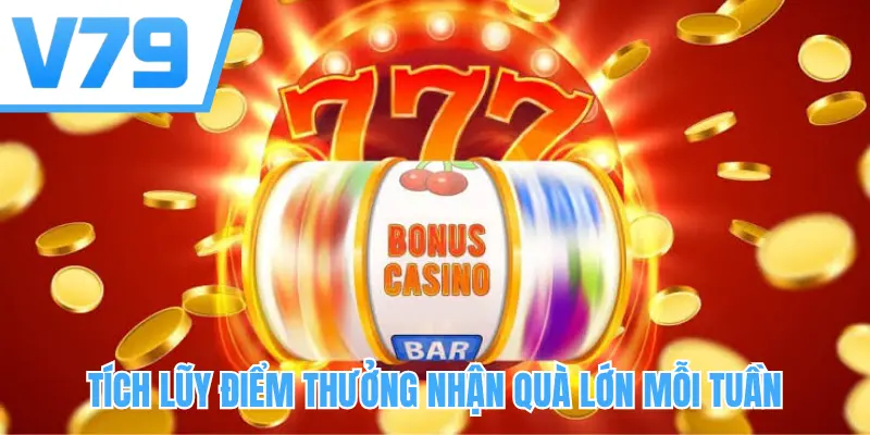 Tích lũy điểm thưởng nhận quà lớn mỗi tuần